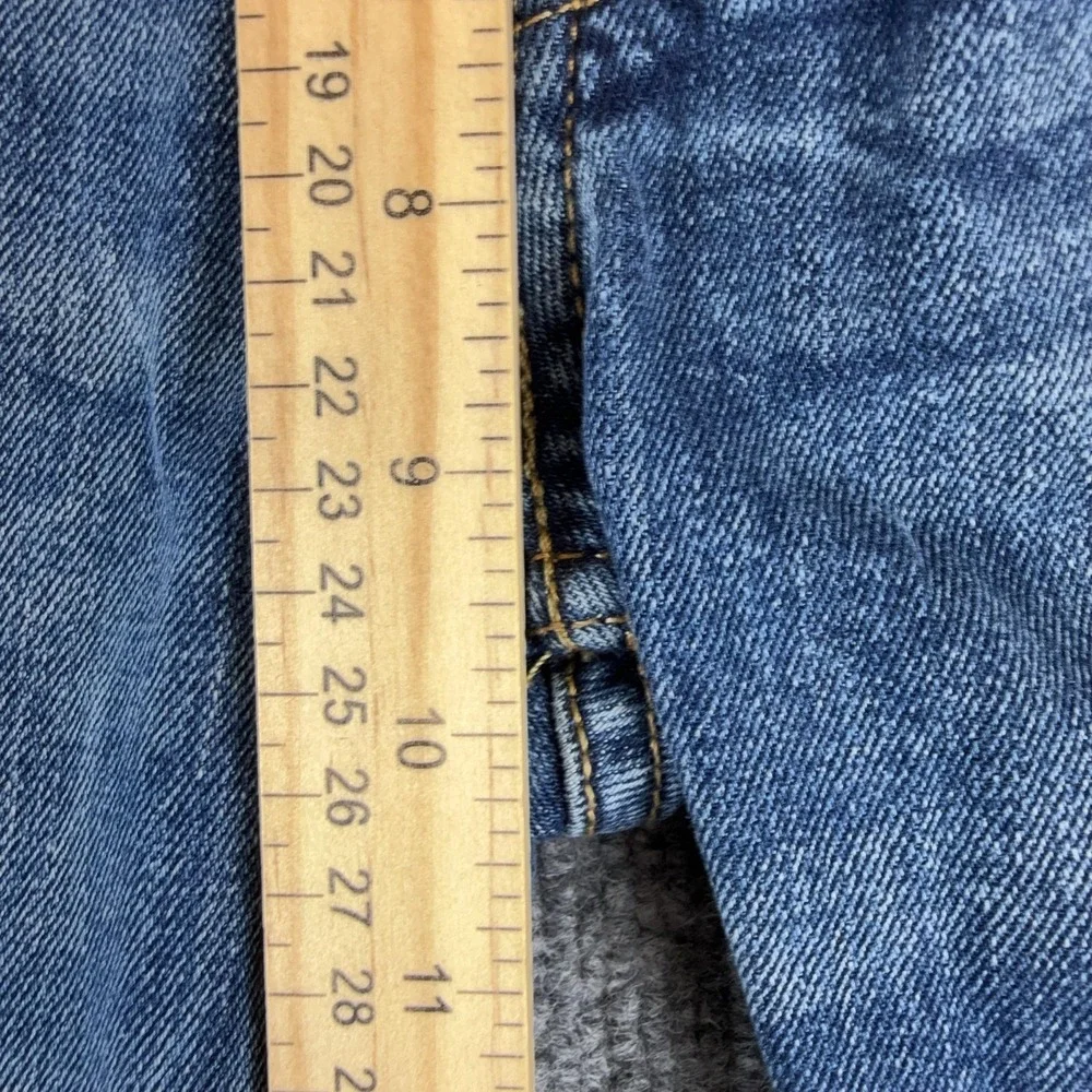 Levis 502 Jeans Mens 29x32 Blue Regular Fit Tapered Leg Medium Wash Denim